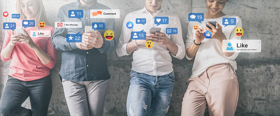 Limit social media activity for positive content only